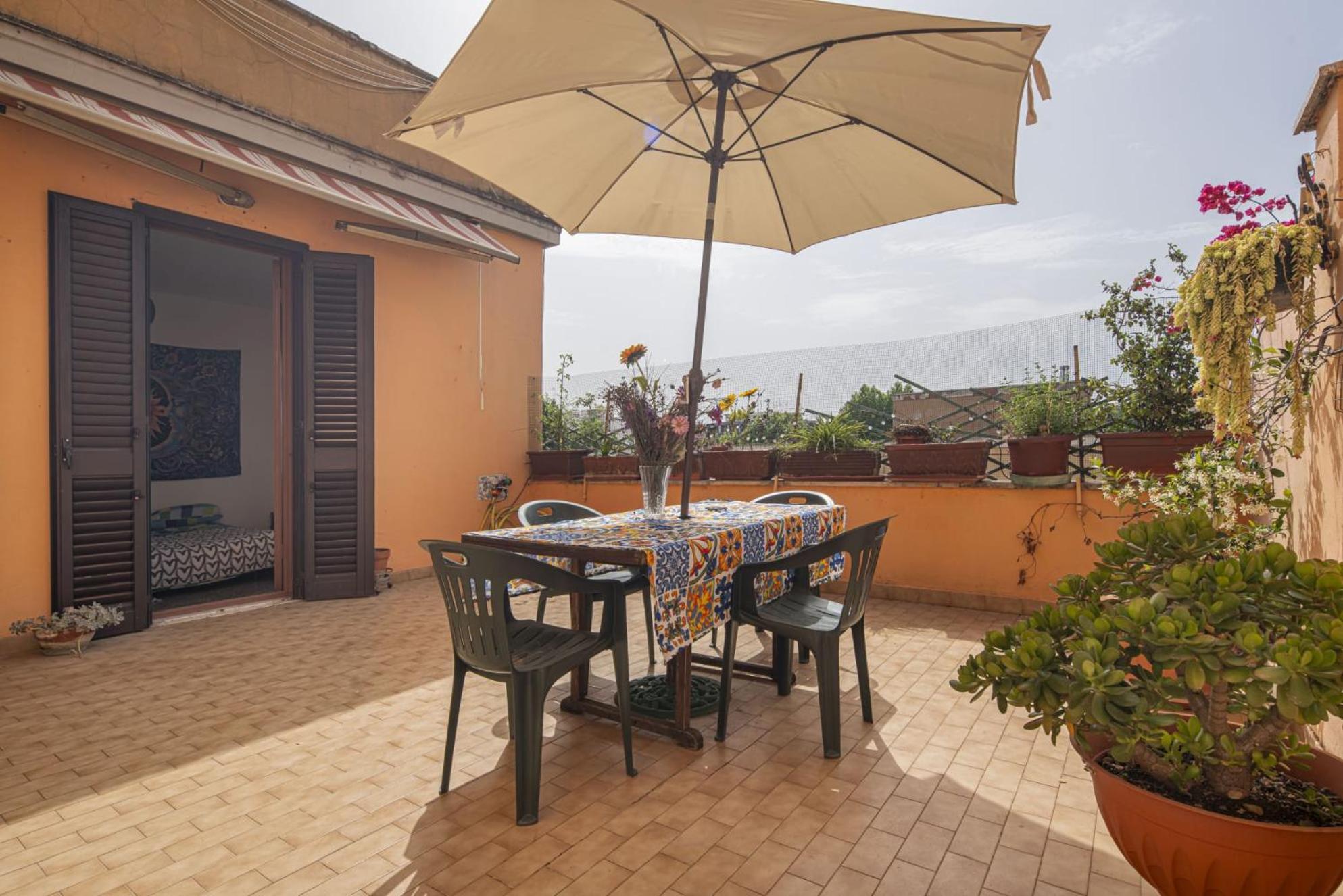Carola'S Terrace / La Terrazza Di Carola Appartement Rome Buitenkant foto